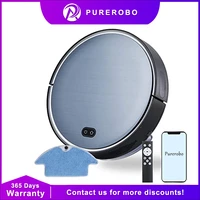 purerobo f8 robot vacuum cleaner wi fi and intelligent control with water tank efficient cleaning and mopping for carpet