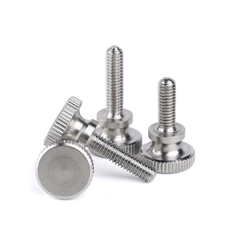 

Винты с накатанной головкой m2 m2.5 m3 m4 m5 m6 m8, регулируемый шаговый ручной болт из нержавеющей стали 304, A045