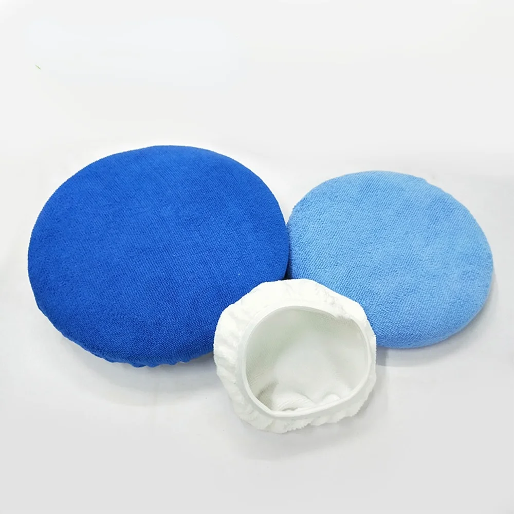 

5-6/7-8 Inch Car Waxing Cover Superfine Fiber Coral Fleece Polishing Cover Waxing Machine Replacement Cloth Cover Car Wash Tools