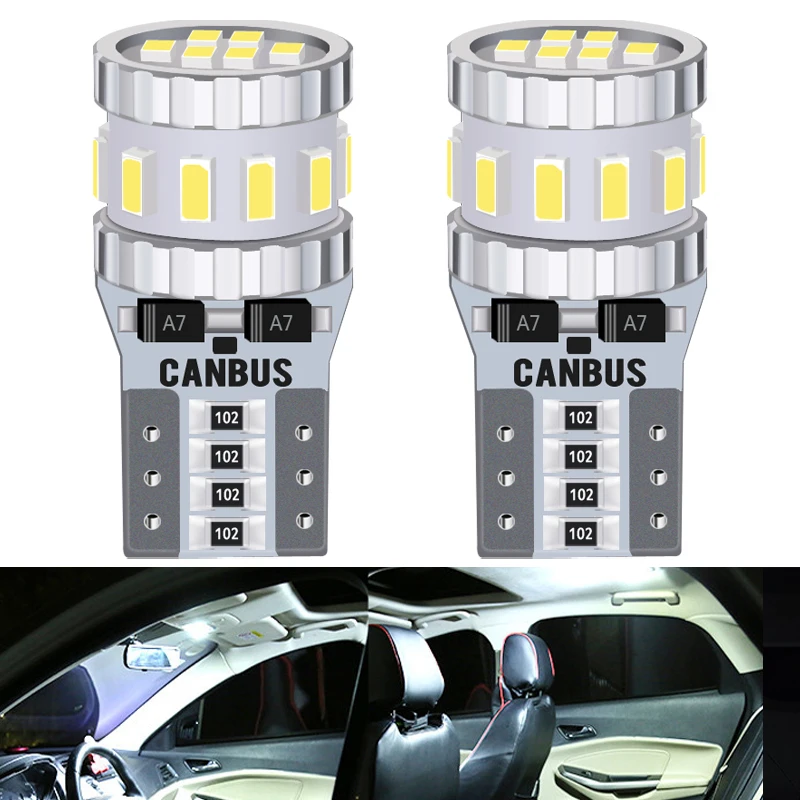 2шт T10 Canbus Автомобильный светодиодный W5W лампочка 194 для XC90 S60 S40 XC60 V70 V50 V40 XC70 V60