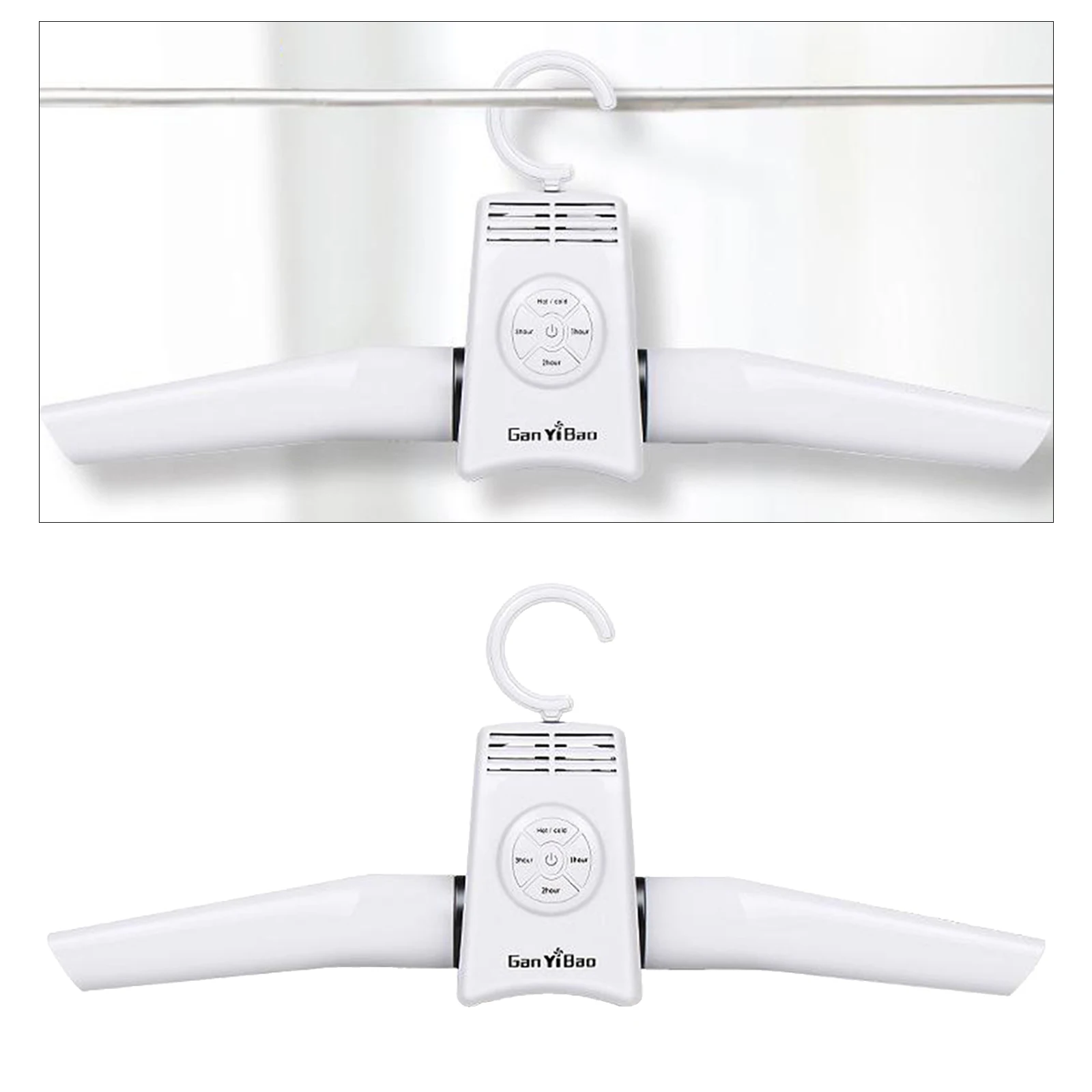 

Portable Electric Folding Clothes Hanger Dryer Drying Rack Travel Laundry