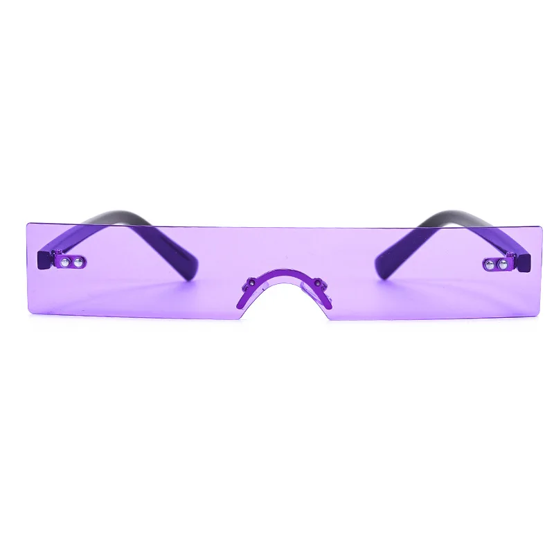 

New Rectangle Sunglasses Women 2019 Fashion Luxury Brand Designer Red Pink Clear Small Lens Personality Sun Glasses Shades UV400