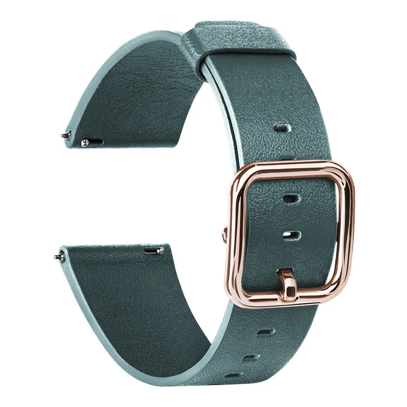 

22mm Genuine Leather Strap Luxucy Replacement Watchbands Smart Watch Adjustable Strap For Samsung Gear S3/Huawei Watch GT 2e