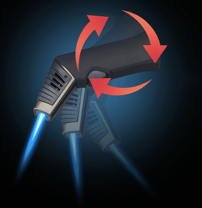 

Folding elbow spray gun welding gun gas lighter creative metal direct impact lighter baking.barbecue.cigar lighter