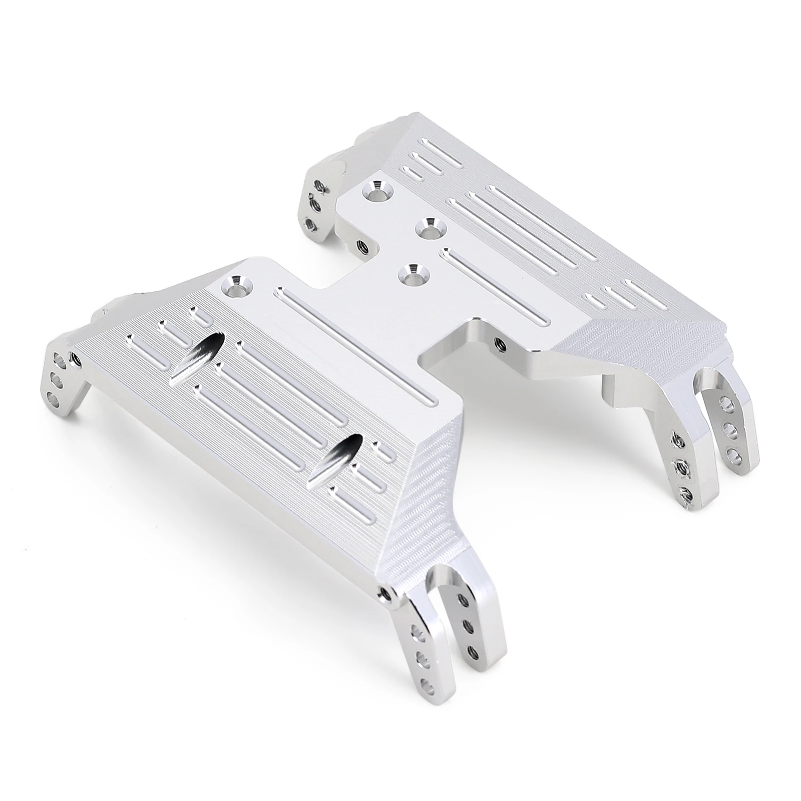 Base de transmisi&oacute;n de montaje de caja de cambios de aluminio CNC para coche RC Crawler Axial Capra 1,9, piezas de actualizaci&oacute;n ilimitadas, 1 unidad-1