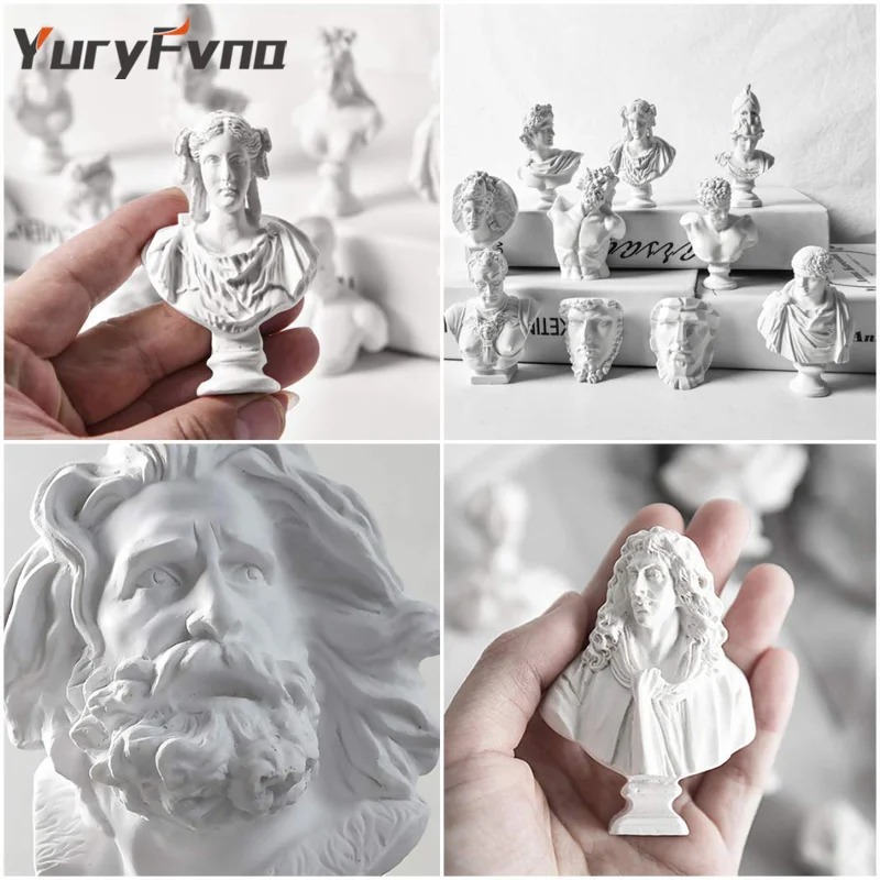Статуэтки YuryFvna 10 шт./партия статуэтка для декора мини штукатурка статуя
