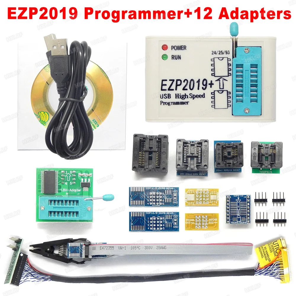Смарт Электроника EZP2019 + высокоскоростной USB SPI программатор Support24 25 93 EEPROM Flash BIOS