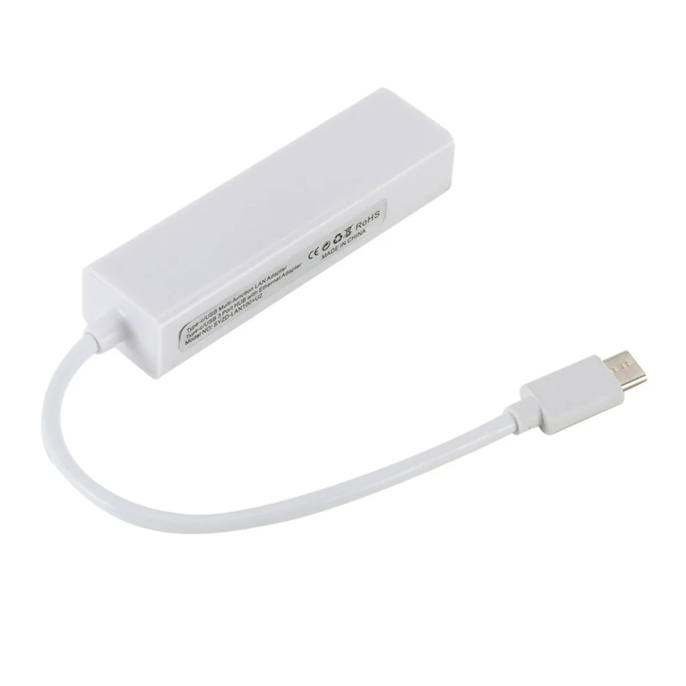 USB 3 1 Type c Порты и разъёмы для usb хаб RJ45 100 Мбит/с Ethernet Кабель адаптер Usb с разъемами