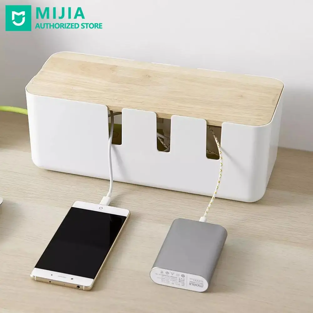 Ящик для хранения удлинителя Xiaomi Bcase настольный органайзер кабеля пылезащитный