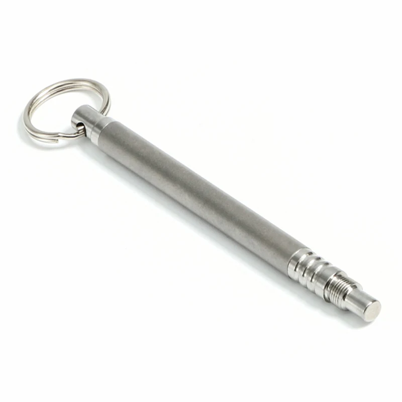 Титана Открытый Edc Бутылочки Для Зубочисток фрукты вилка кемпинг инструмент