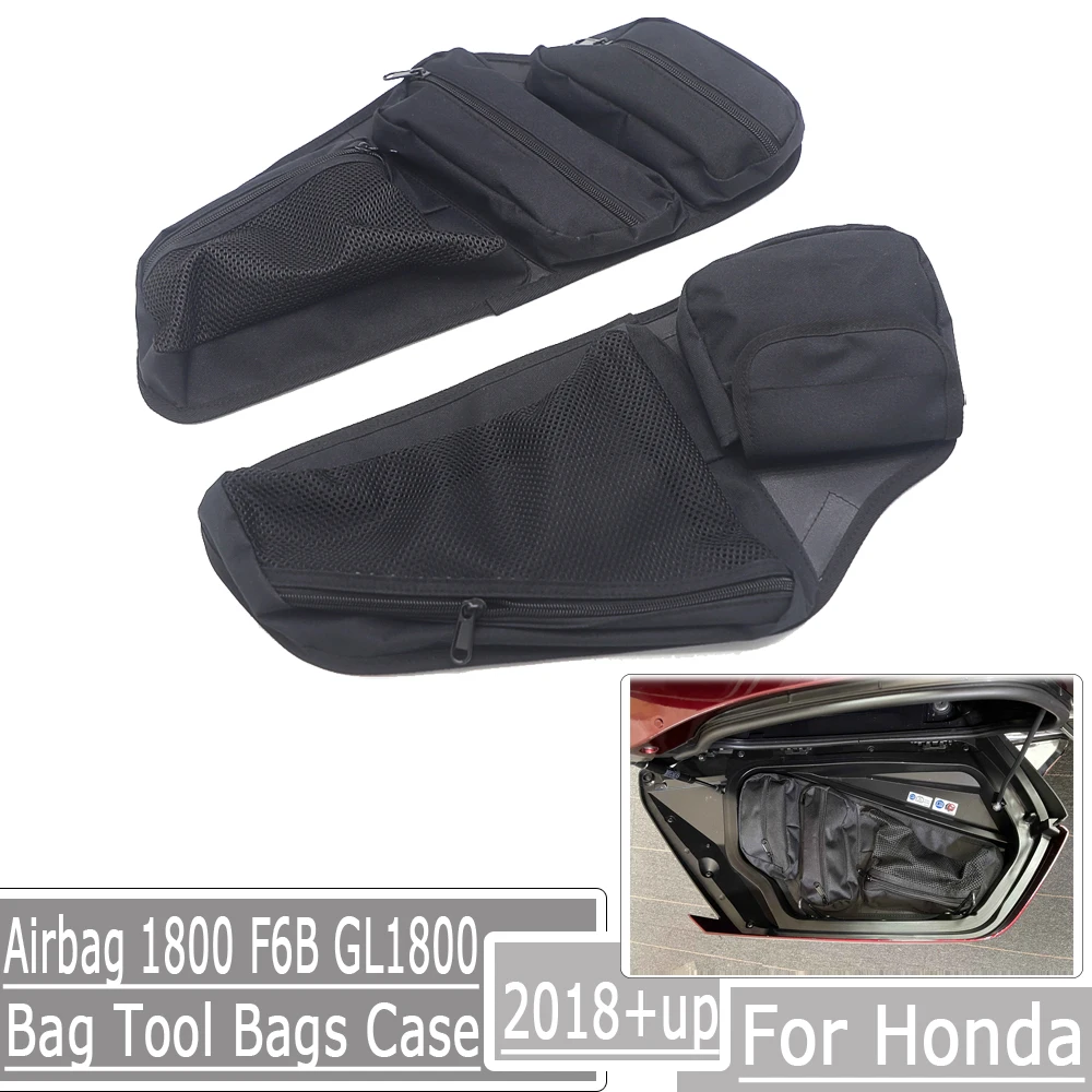 Saddle Bag Lid Organizers For HONDA Gold Wing 1800 GL1800 F6B 2018 2019 2020 2021 Trunk Lid Saddlebag Organizer Bags GL 1800