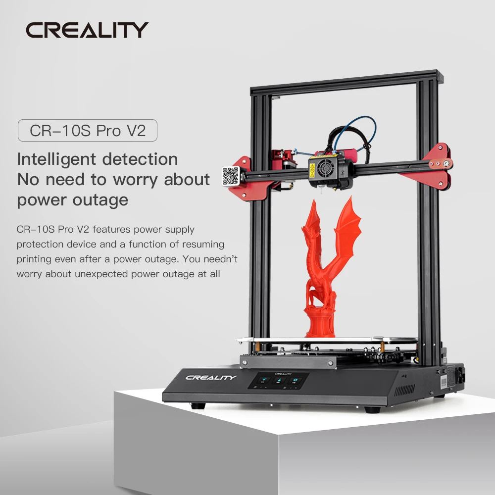 Улучшенное видение CREALITY 3D CR 10S PRO V2 принтер сенсорный экран BL Сенсорное