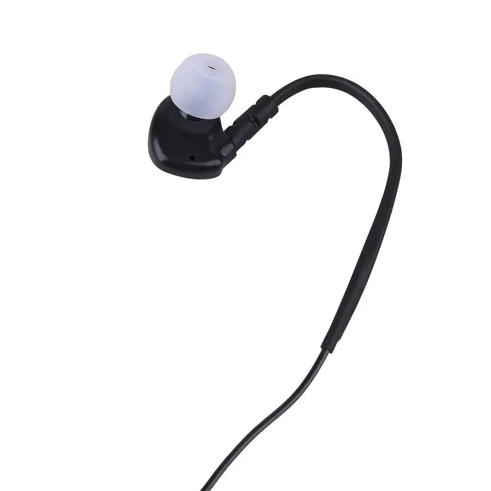 2-контактный спортивный наушник-вкладыш с микрофоном PTT для радиостанций BAOFENG Retevis
