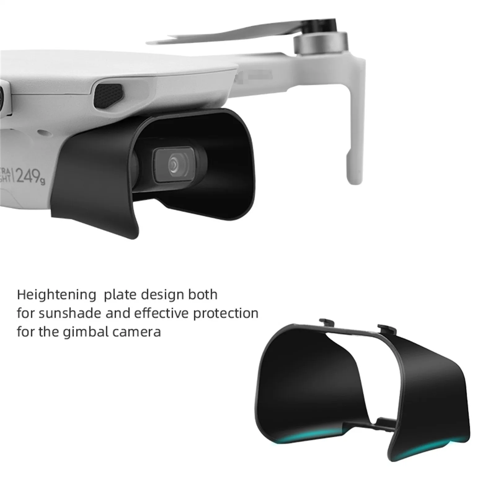 

Latest Anti-glare Lens Hood Gimbal Protective Shade Cover For DJI Mavic Mini 2 Drone Specially Designed For DJI Mavic Mini 2