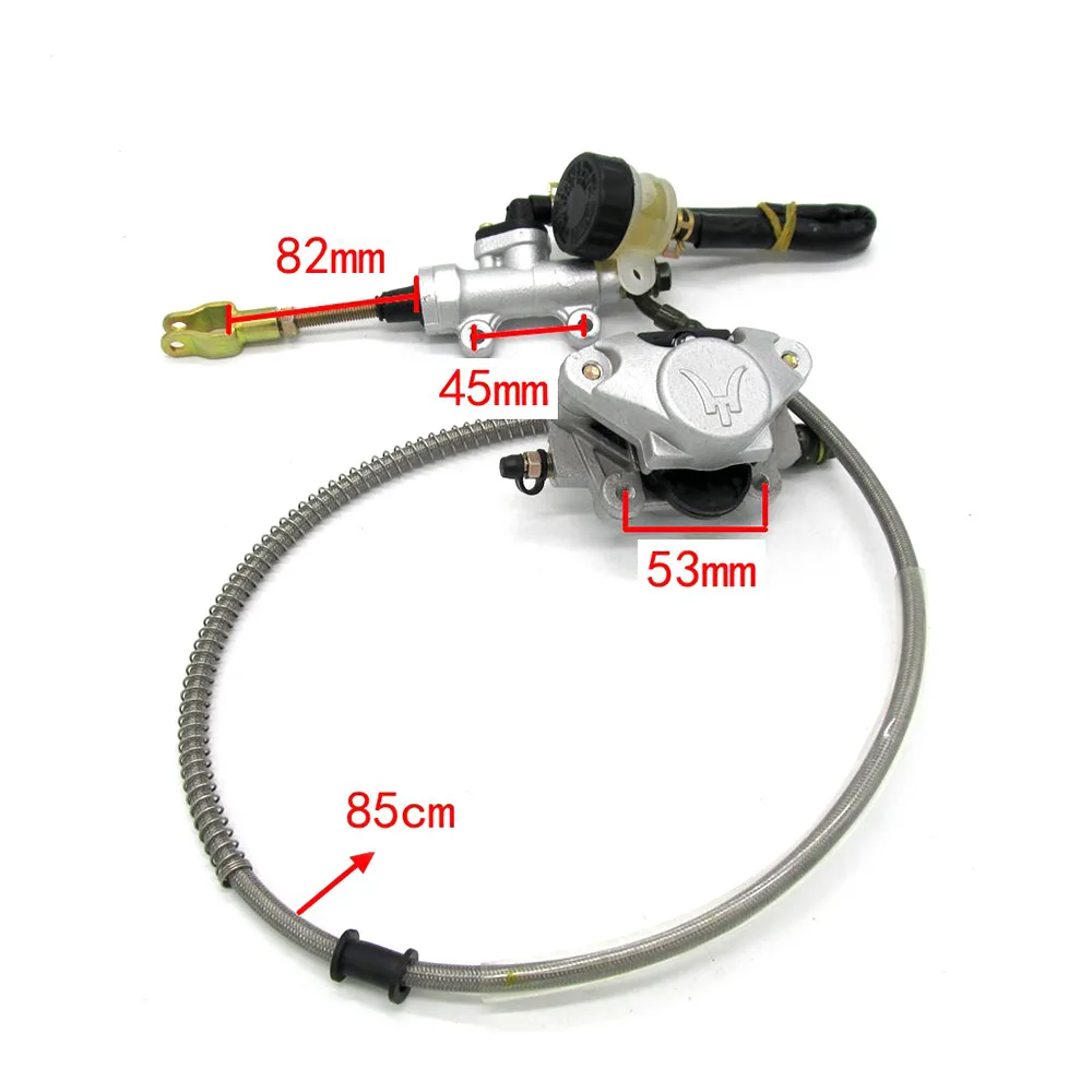 Задний дисковый тормоз главный цилиндр в сборе с масленкой для 110cc 125cc 150cc 200cc 250cc ATV