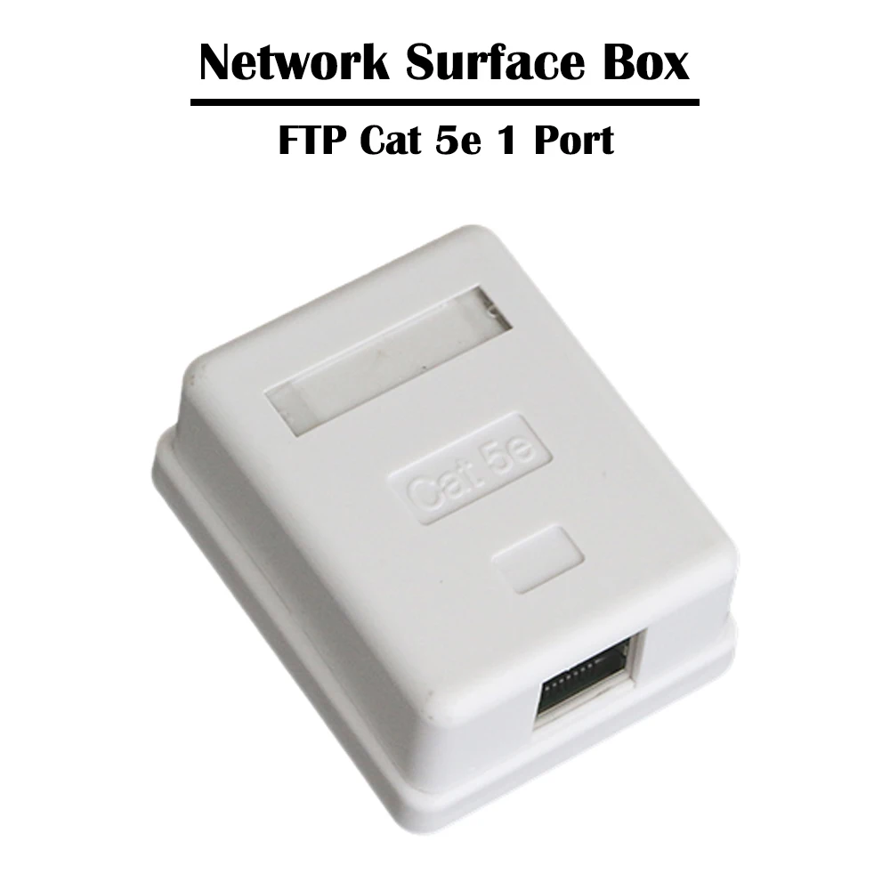 20 шт. 1 Порты и разъёмы UTP/FTP Cat 5e/ 6 сетевой поверхности распределительная коробка
