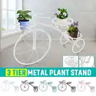 Трехуровневая велосипедная трехколесная подставка для растений, тележка для цветочных горшков, стеллаж для хранения, полка для украшения дома и улицы, сада, балкона