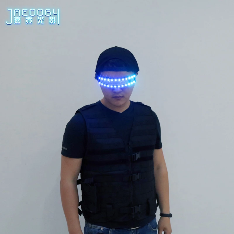 Светодиодные светящисветодиодный очки цветные флуоресцентные с дистанционным