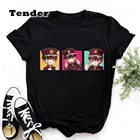 Популярная футболка с японским аниме унитазом, футболка Hanako Kun, женские Графические футболки шамана короля, Женские Смешные Мультяшные футболки Inuyasha Kawaii