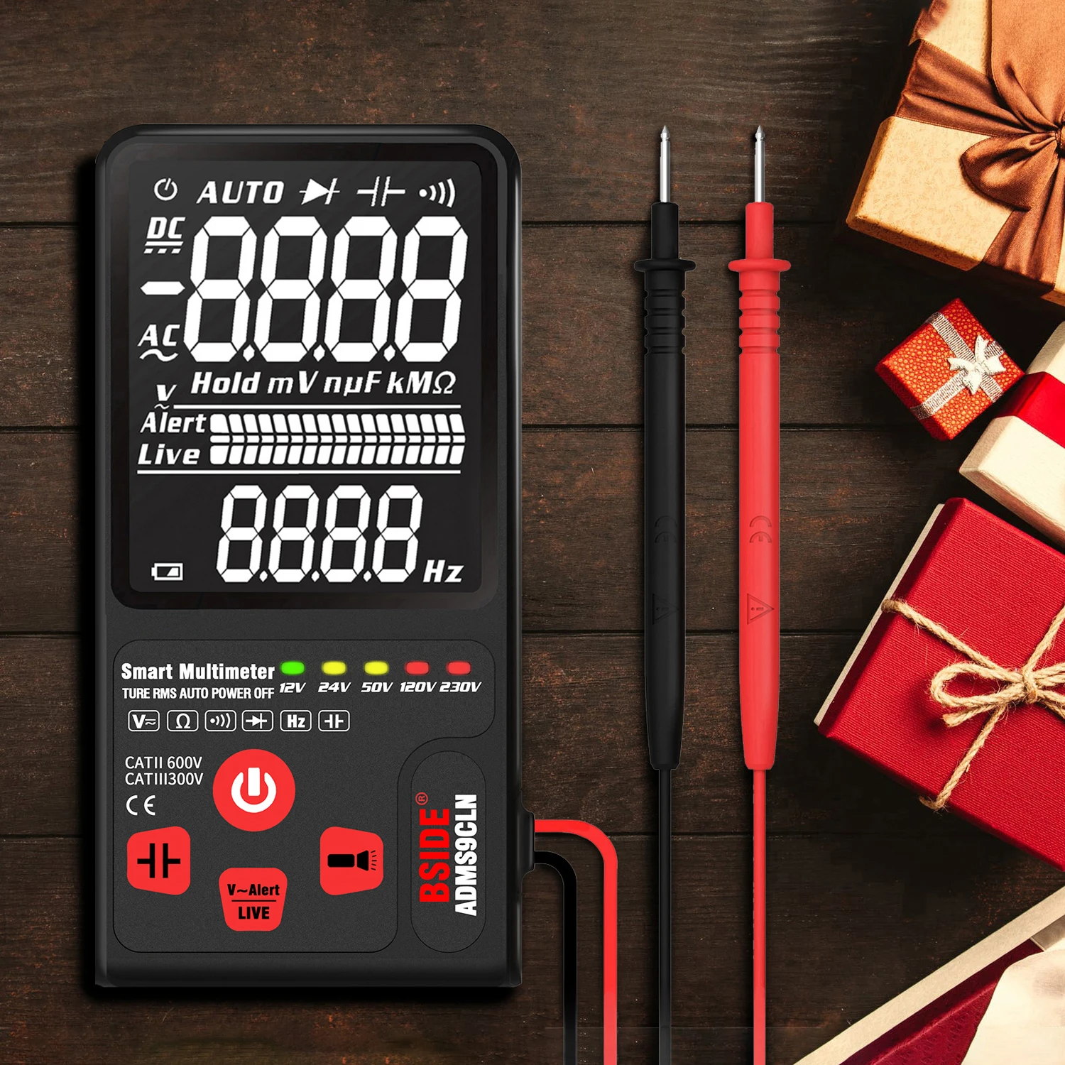 Двухрежимный Интеллектуальный Автоматический цифровой мультиметр BSIDE ADMS9CLN