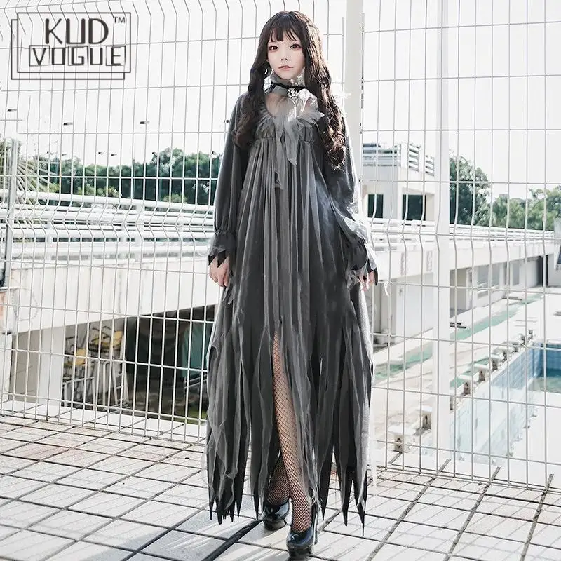 Платье на Хэллоуин женский призрак Невеста зомби косплей с шеи одежда бар