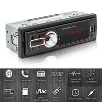 5208e 1 din car radio fm autoradio aux in tf u disk mp3 player handfree auto stereo multimedia audio in dash head unit
