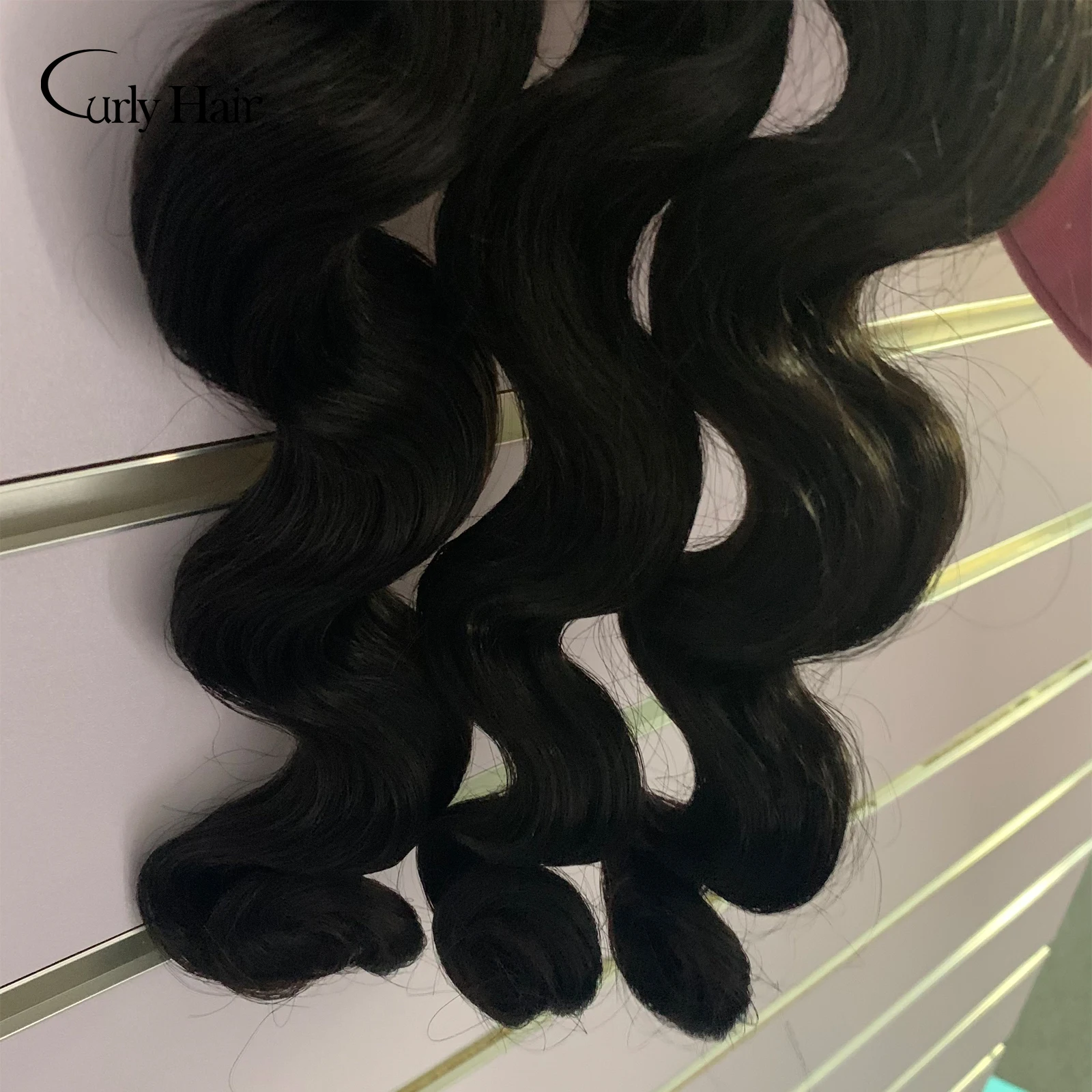 

Curly Hair Loose Wave Bundles 1/3/4 PCS Malaysian 100% Human Virgin Hair Weave BundlesNatural Black Hair Extensions Wholesales