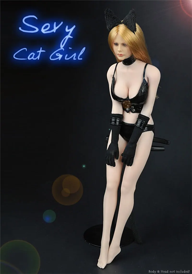 1/6 весы женские Пикантные костюм кошки для девочек комплекты одежды стильные