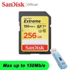 SD-Карта SanDisk Extreme SDXCSDHC, 64 ГБ, класс 10, 128 ГБ, 256 ГБ