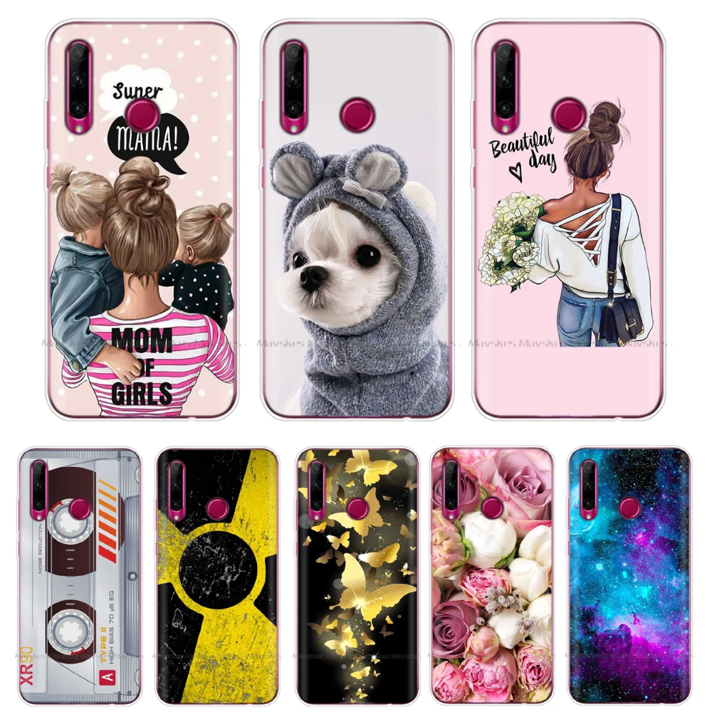 

sFOR Huawei Honor 10i Case Cover Honor10i Cases Soft Silicone Coque Cartoon Back Case for huawei Honor 10i 10 i 6.21 inch Funda