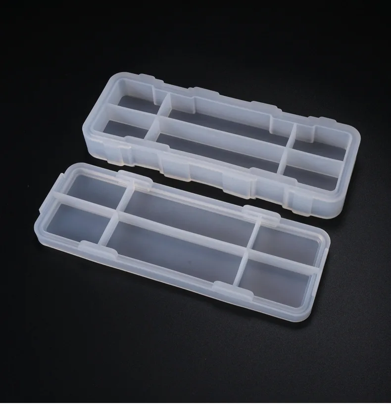 1 комплект пенал прозрачный силикон форма DIY инструмент формы УФ эпоксидная смола