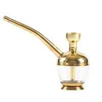 portable tar filter new hot selling pure copper water pipe mini bottle hookah pipes shisha small smoking accessories