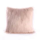 Плюшевая теплая диванная Подушка для домашнего декора, диванная поясная подушка, однотонный цвет, белый, серый, розовый