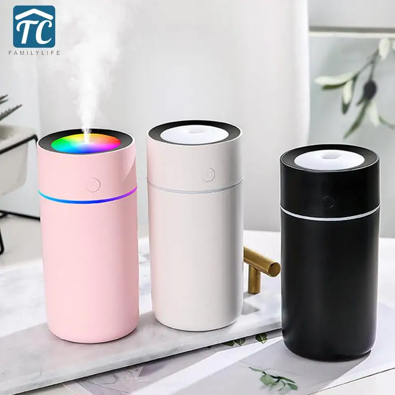 

Mini Air Humidifier 320ml Aroma Essential Oil Diffuser For Home Car Fogger Mist Maker With Led Night Lamp Purifier Lonizer