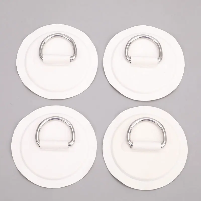 4 шт. пластыри из ПВХ для доски серфинга лодки с D образным кольцом нержавеющей