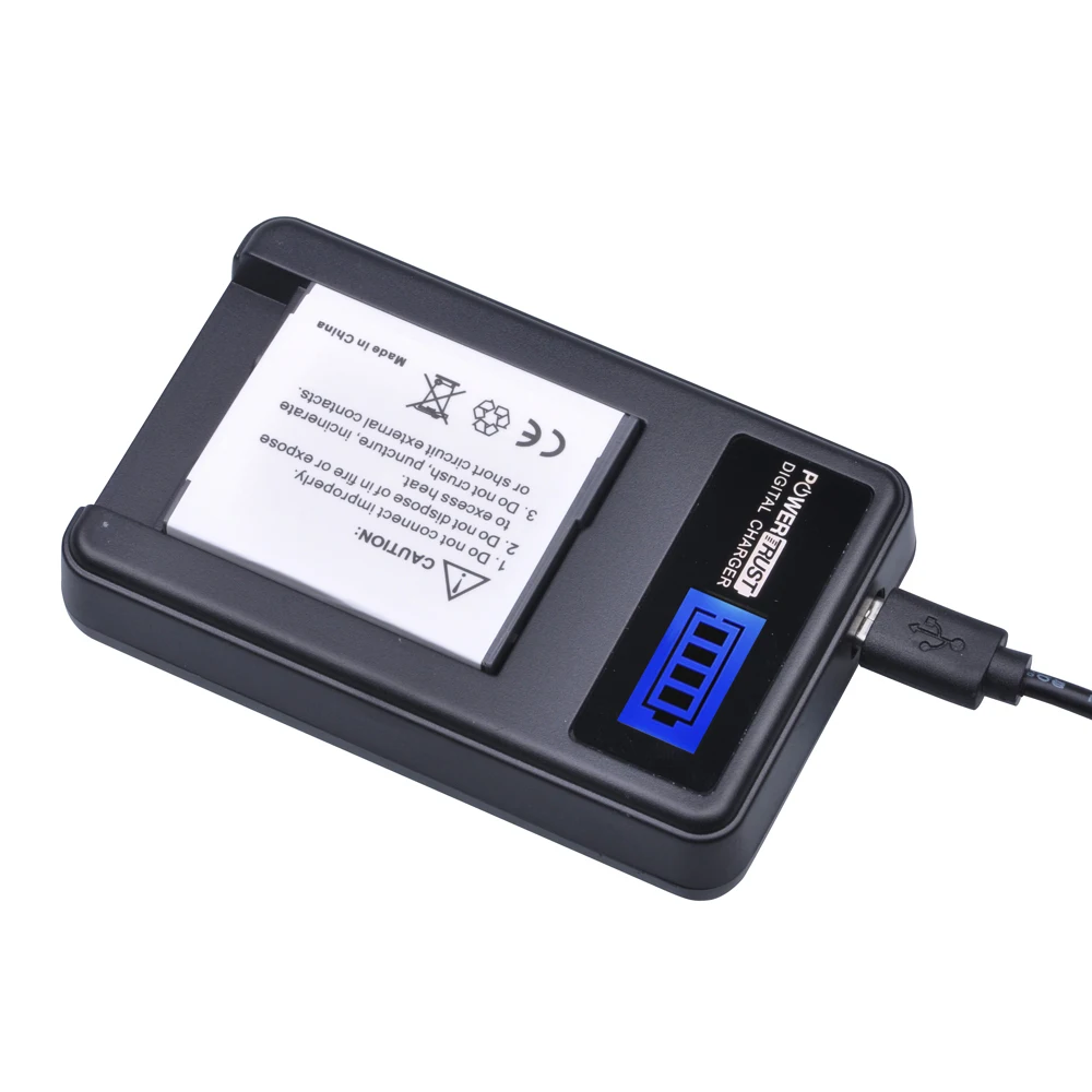 PowerTrust NP BG1 NPBG1 батарея + ЖК зарядное устройство USB для Sony DSC H3 H7 H9 H10 H20 H50 H55|Цифровые