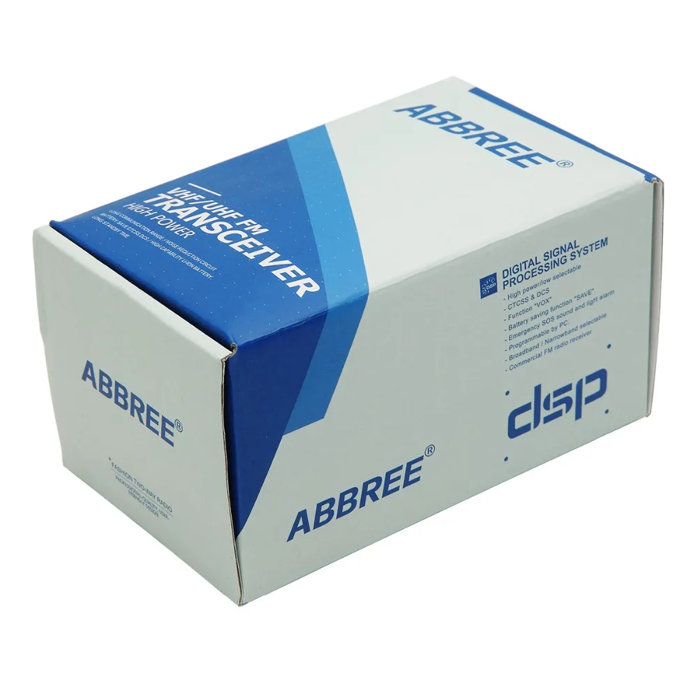 Abbree AR-F3 трехдиапазонный 8 Вт рация uhf vhf 220-260 МГц ветчина длинный диапазон ручной двухсторонний cb радио добавить тактическую антенну