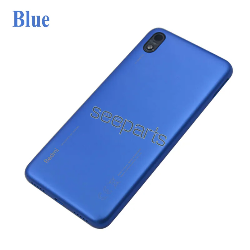 100% Original For Xiaomi Redmi 7A Redmi7A Back Housing Cover With Camera Lens Battery Case Logo Replacement | Мобильные телефоны и