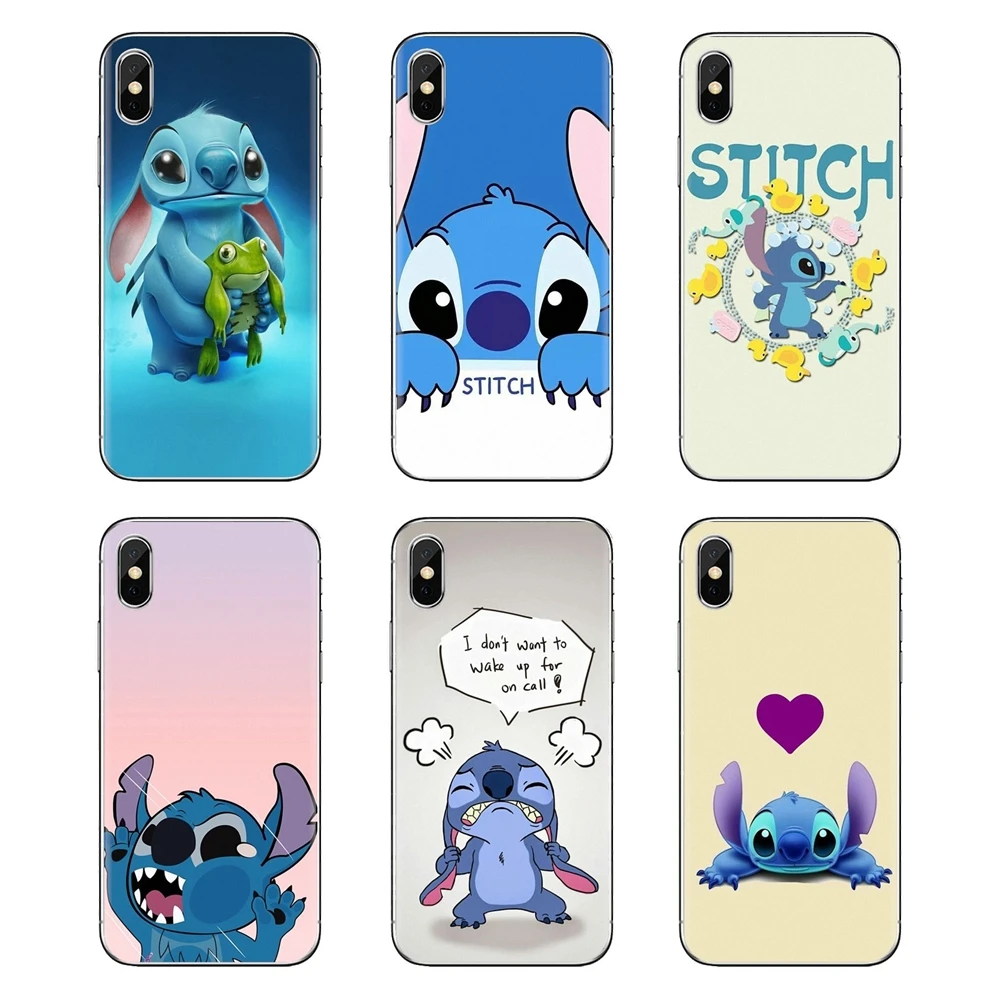 Soft Transparent Shell Covers For Xiaomi Mi6 Mi 6 A1 Max Mix 2 5X 6X Redmi Note 5 5A 4X 4A A4 4 3 Plus Pro Lilo and stitch Ohana |