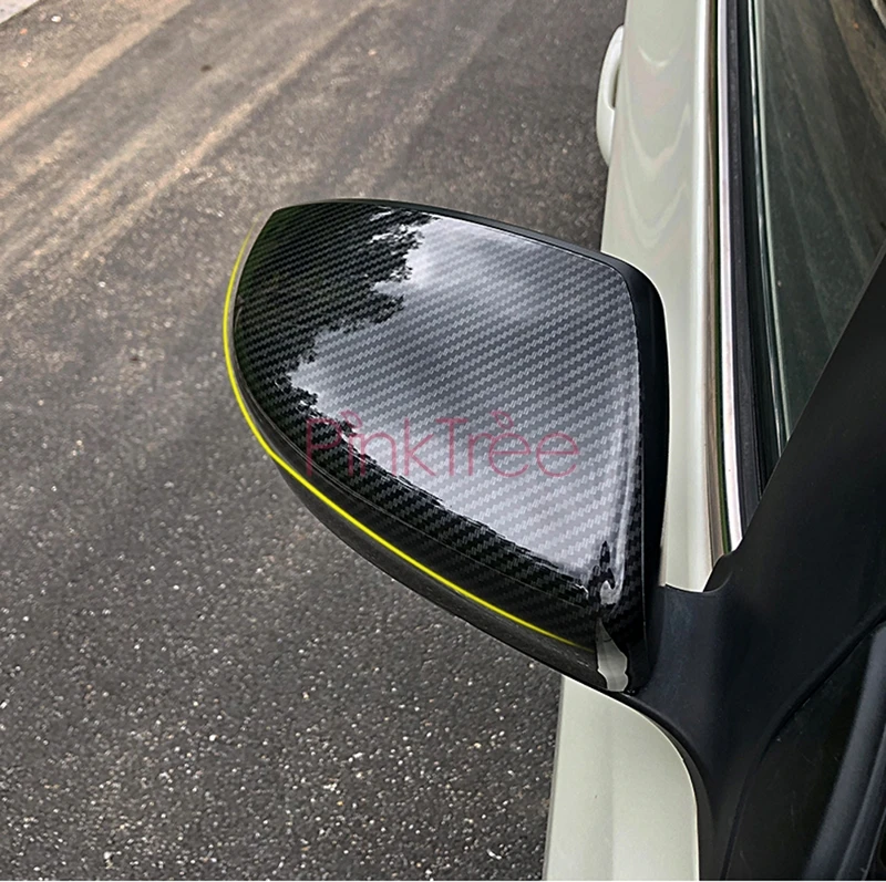 Carbon Fiber Color Side Wing Door Mirror Cover Car Styling Accessories For Nissan X-trail Xtrail 2014 2015 2016 2017 2018 | Автомобили и