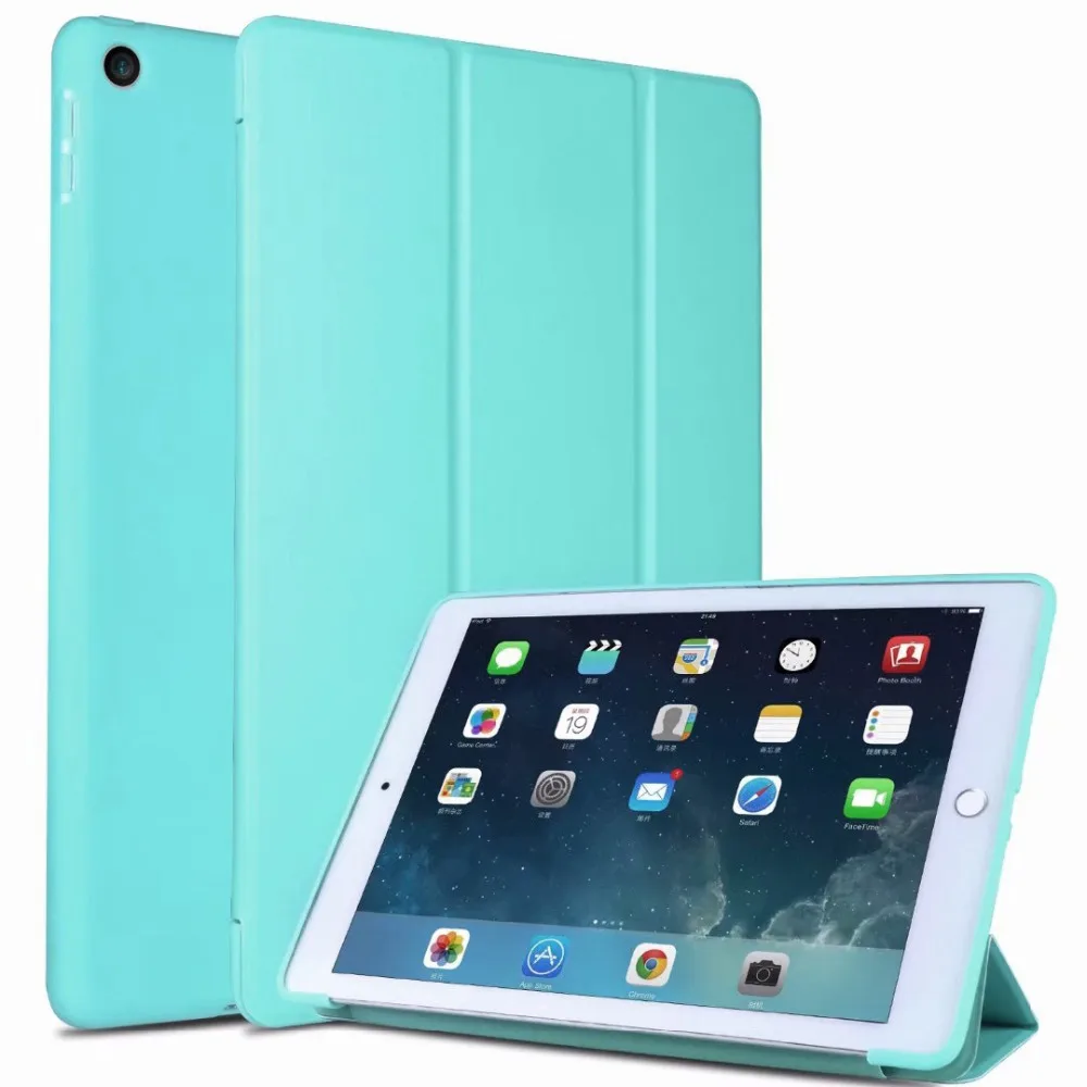 Чехол для iPad 10,2 '3'Pro 10,5 крышка A1701 A1709 A2123 A2153 A2197 A2200 сотовой сеткой из мягкой оболочки Smart sleep wake up из искусственной кожи
