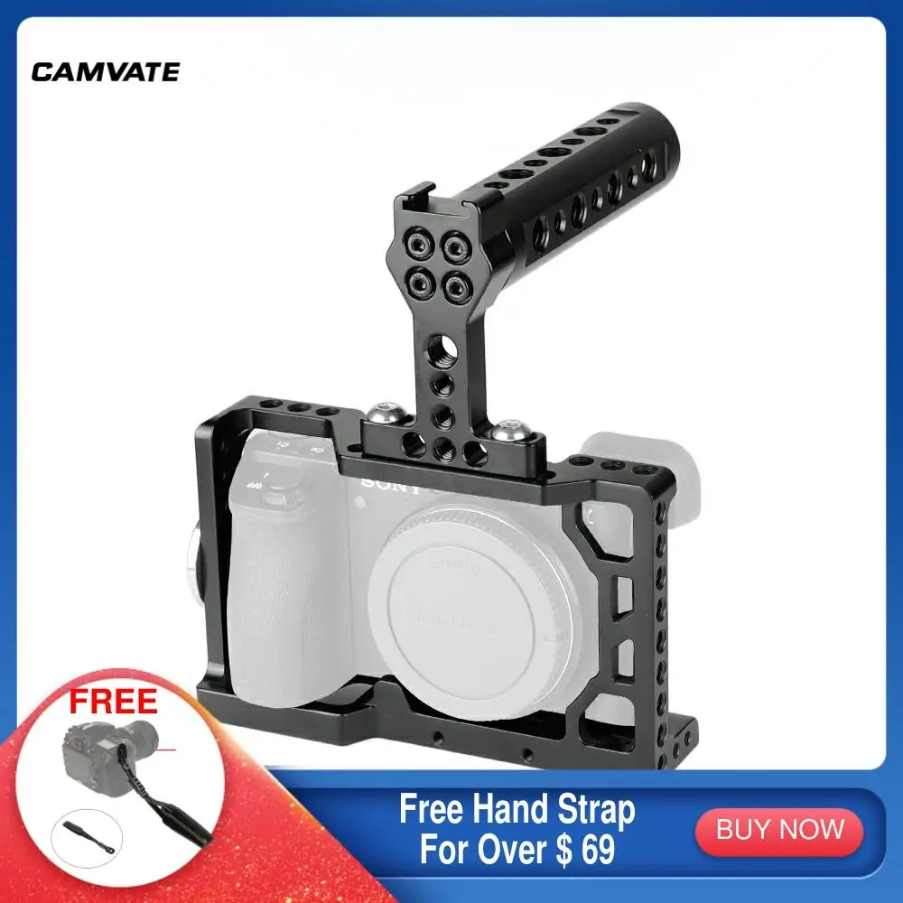 Камера CAMVATE с верхней ручкой и креплением для обуви специально Sony A6500 4K (доступны