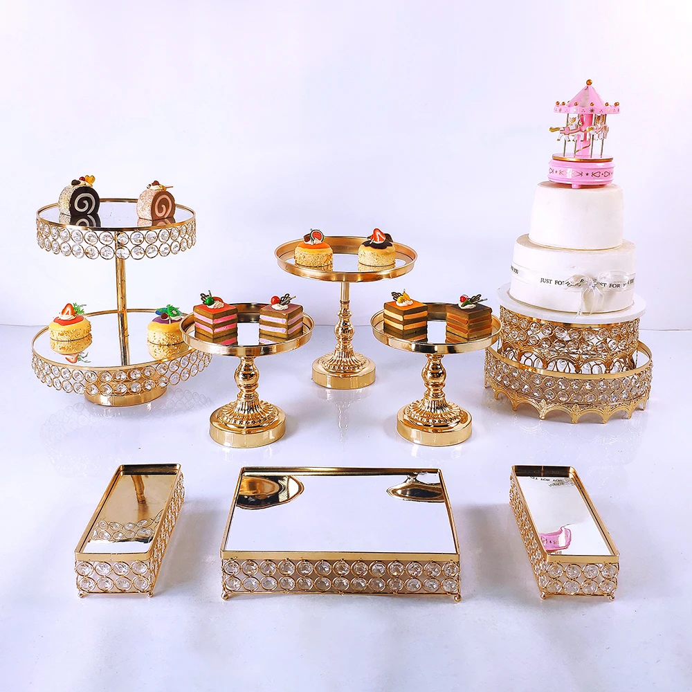 6-10 шт. стеллаж для торта с кристаллами | Дом и сад