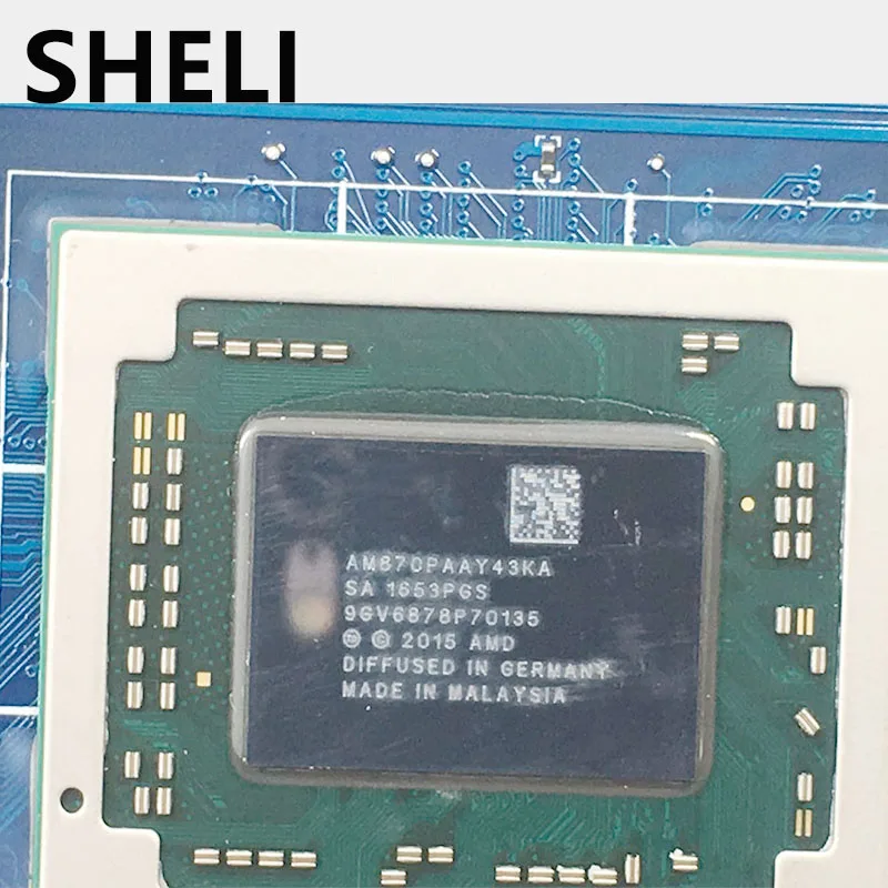 Laptop motherboard SHELI For HP Pavilion 14-av005la 14-av DAG51AMB6C0 860261-601 860261-001 A10-8700P CPU notebook pc Mainboard |