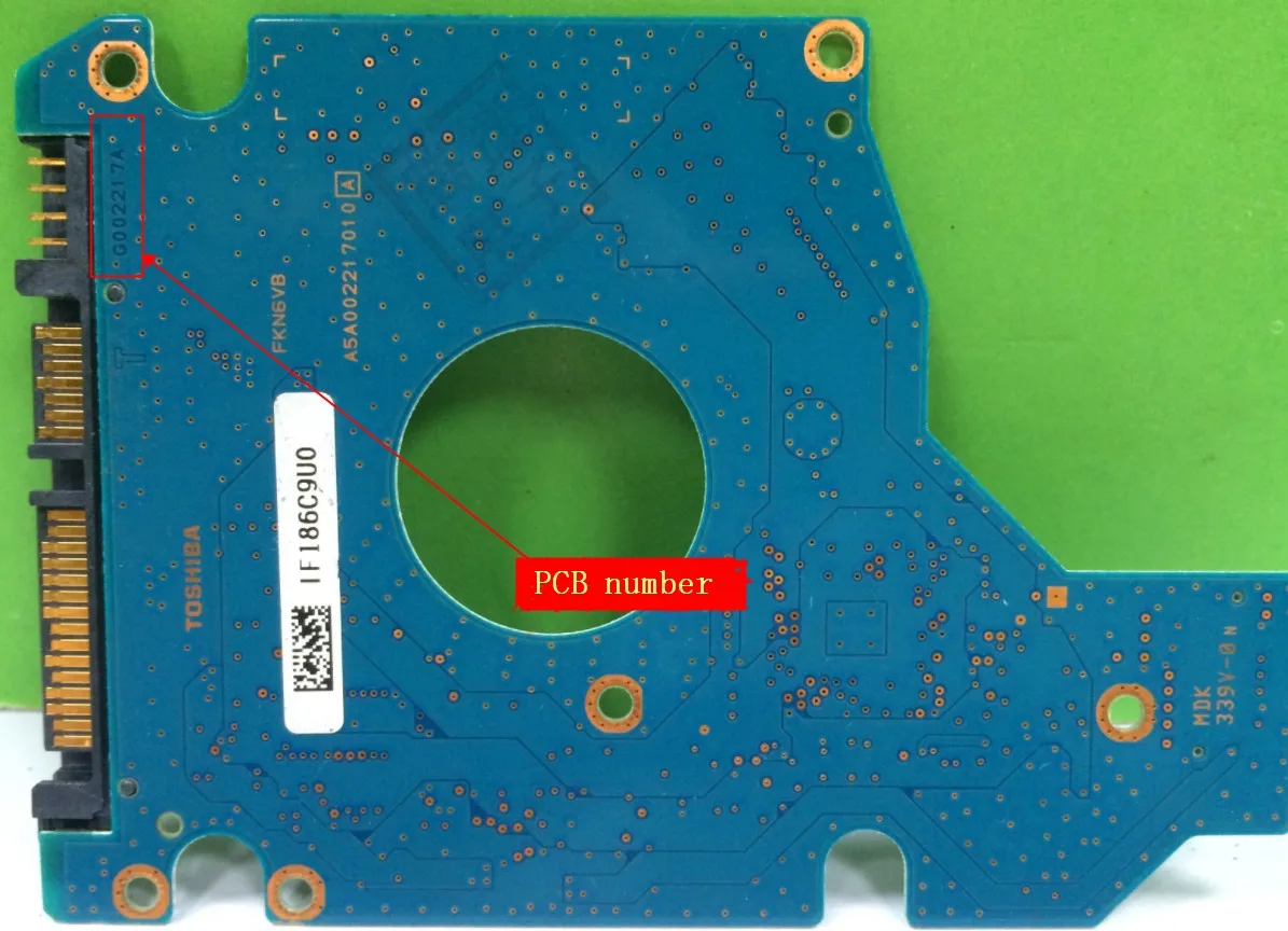 

Ремонт жесткого диска G002217A для MK1246GSX Toshiba 2,5 дюйма SATA HDD