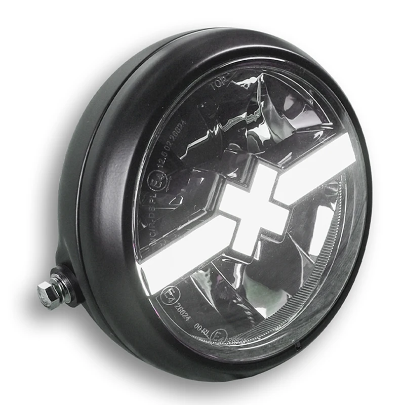 6 дюймов Универсальный мотоцикл модификация фары X тип светодиодный фар очень