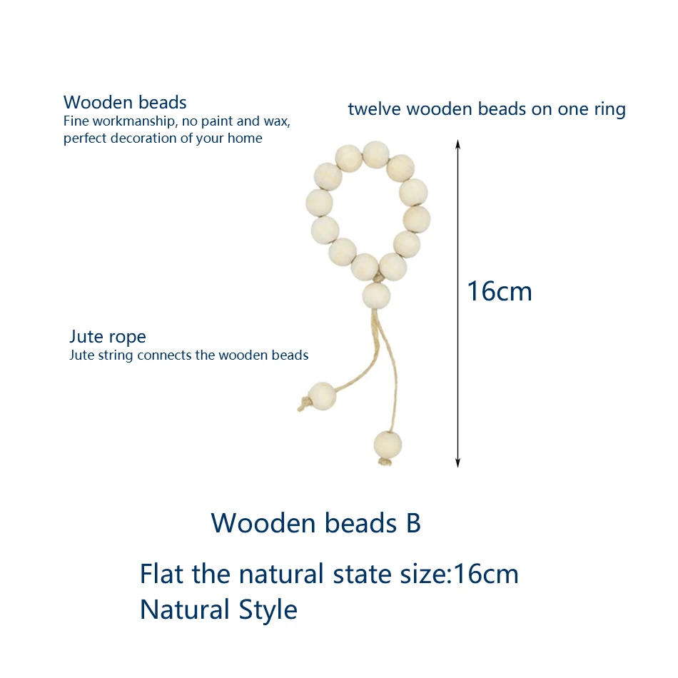 Купить Деревянные бусины, натуральный стиль, ручная работа, джутовая кисточка, веревочный держатель, кольца для салфеток для семейных торжеств, ак...