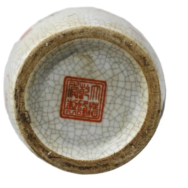 Годовой розовый ваза династии цианлон в форме льва домашние украшения коллекция