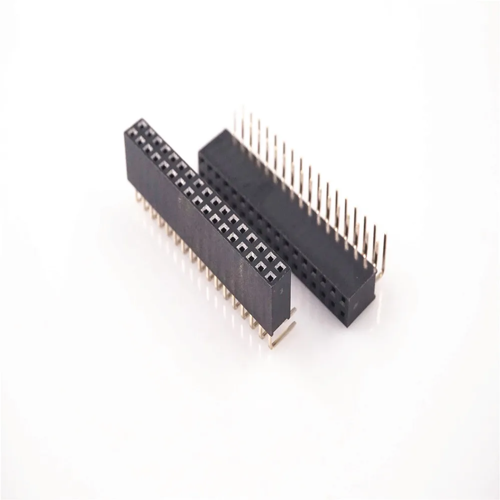 2 шт. разъём PCB Мама 54 мм шаг 0 100 дюйма 2x17 контактов 34 положения двухрядные