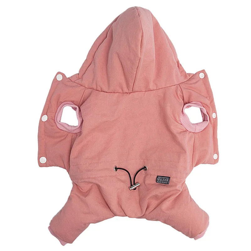 Зимний комбинезон для Собаки Одежда маленькой собаки флисовая подкладка теплое